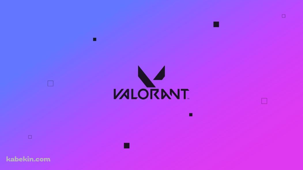 VALORANT 紫 グラデーション ロゴの壁紙(1051px x 591px) 高画質 PC・デスクトップ用