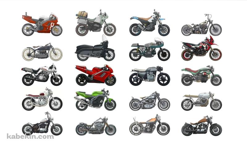 いろんなバイクの壁紙(800px x 480px) 高画質 PC・デスクトップ用