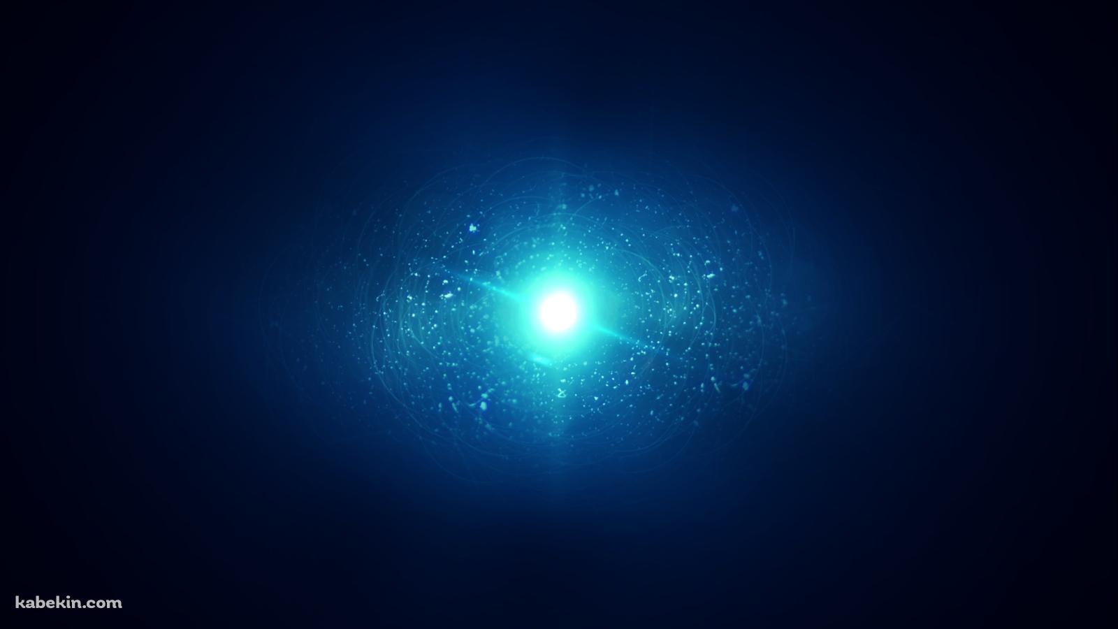青の光の壁紙(1600px x 900px) 高画質 PC・デスクトップ用