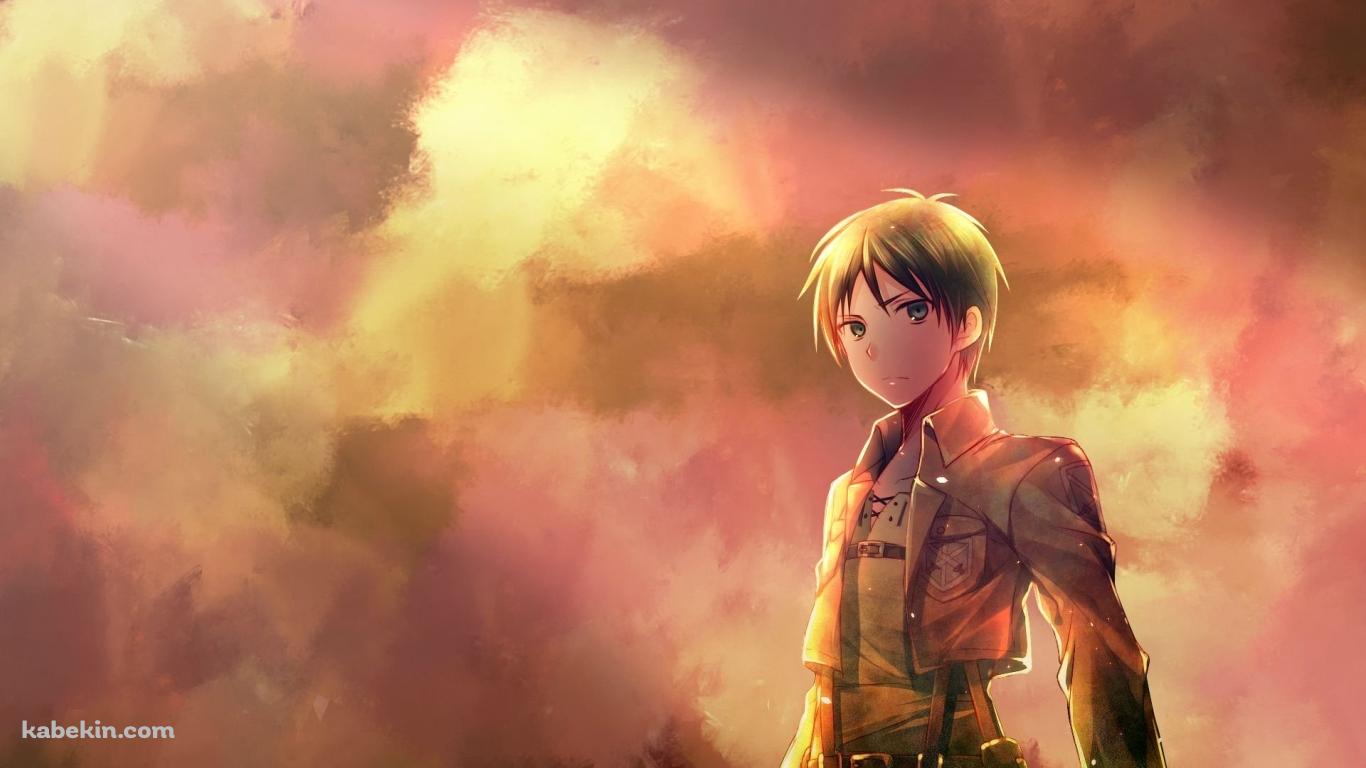 進撃の巨人 エレン・イェーガーの壁紙(1366px x 768px) 高画質 PC・デスクトップ用