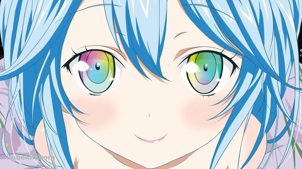 青い髪の少女の壁紙(960px x 540px) 高画質 PC・デスクトップ用