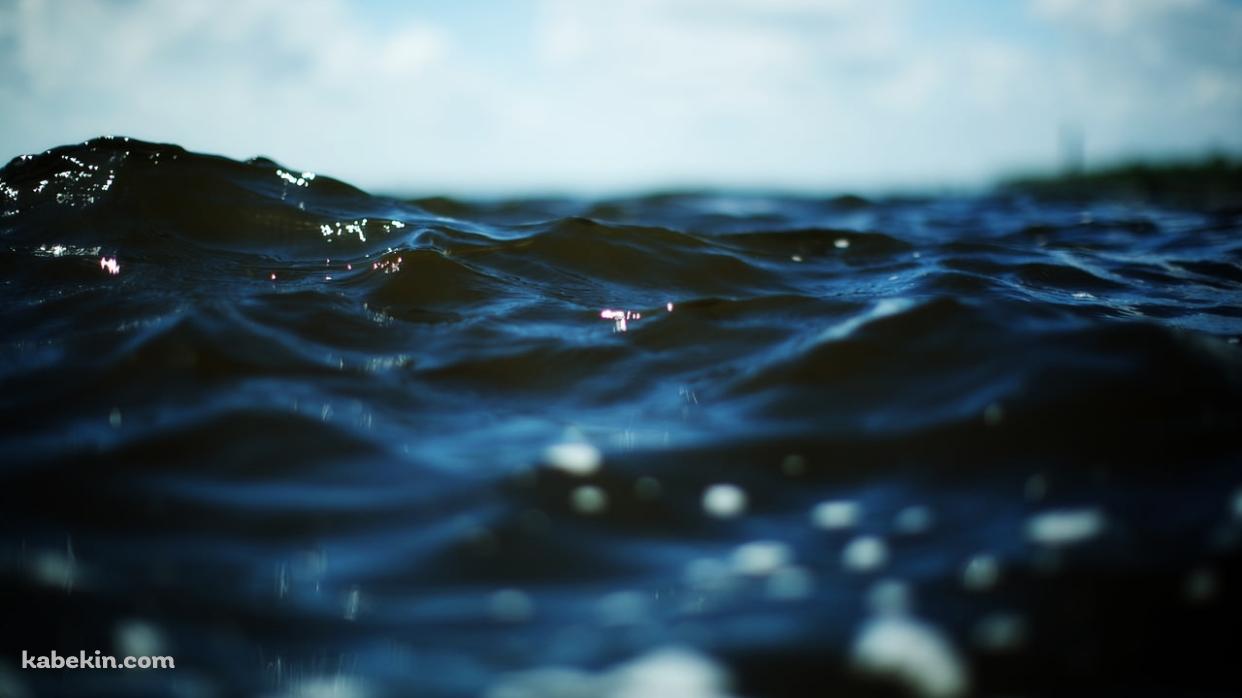 水面のアップの壁紙(1242px x 698px) 高画質 PC・デスクトップ用