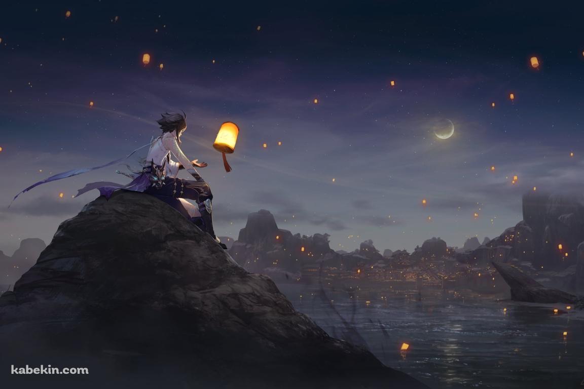 原神インパクト シャオの壁紙(1152px x 768px) 高画質 PC・デスクトップ用