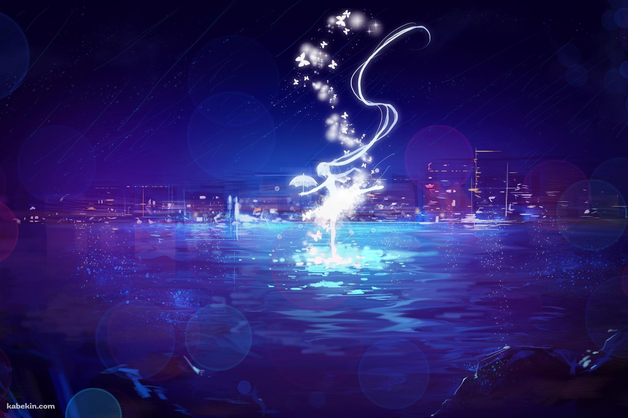 初音ミク ウォーターダンスの壁紙(2000px x 1333px) 高画質 PC・デスクトップ用