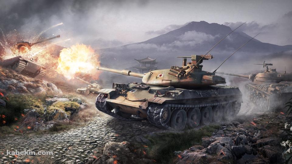 攻撃する戦車の壁紙(960px x 540px) 高画質 PC・デスクトップ用