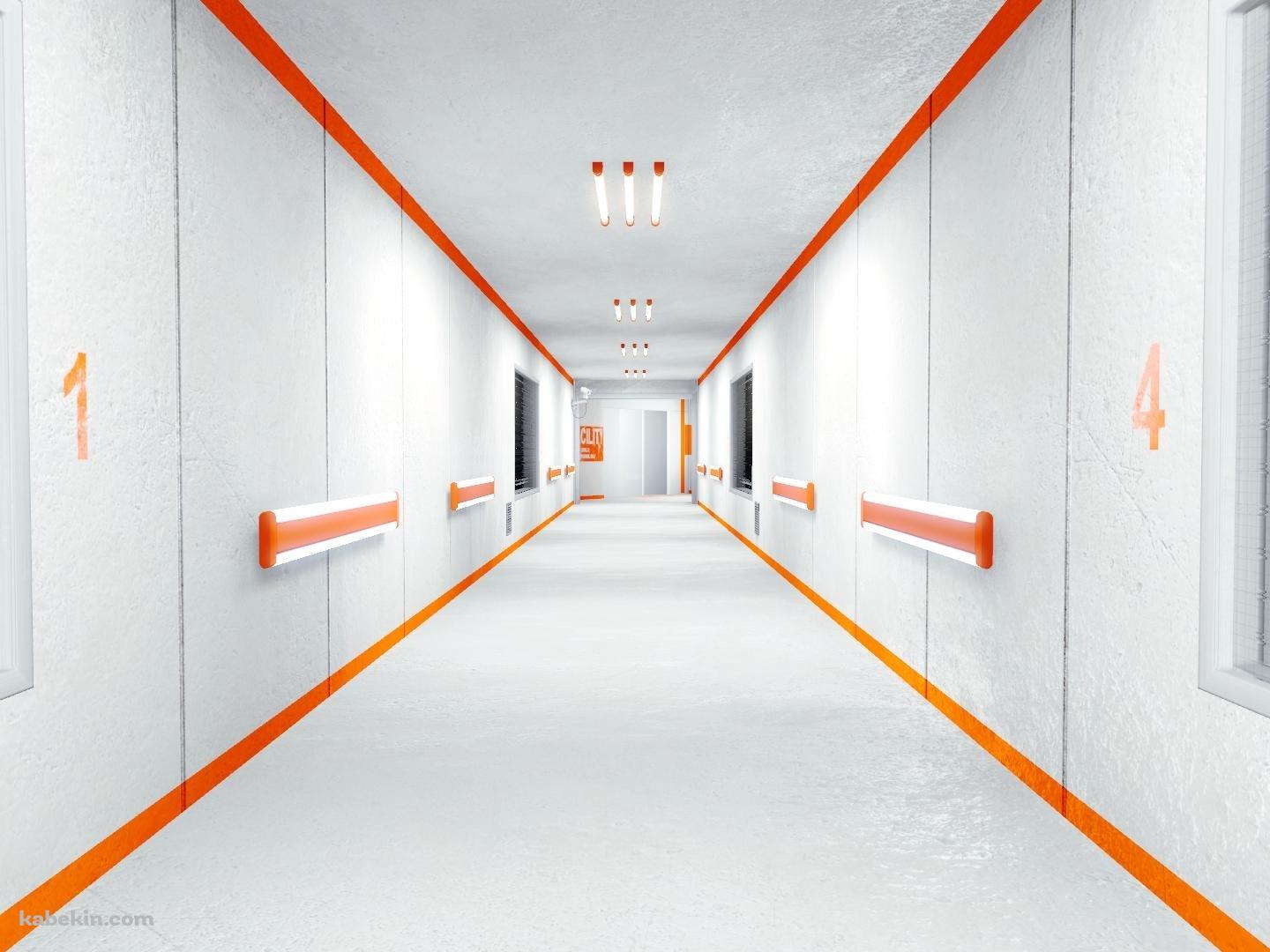 白い通路の壁紙(1440px x 1080px) 高画質 PC・デスクトップ用