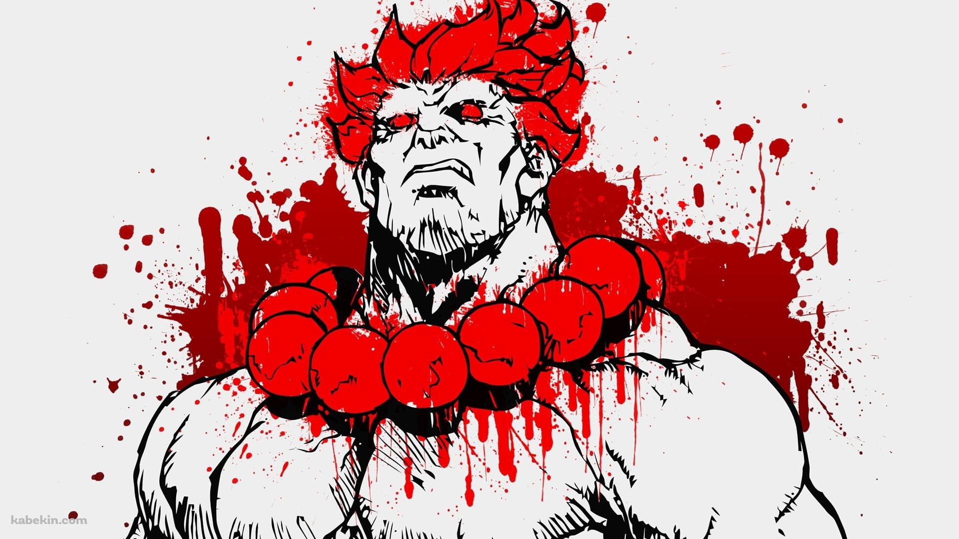 ストリートファイター 豪鬼 白 赤の壁紙(1920px x 1080px) 高画質 PC・デスクトップ用