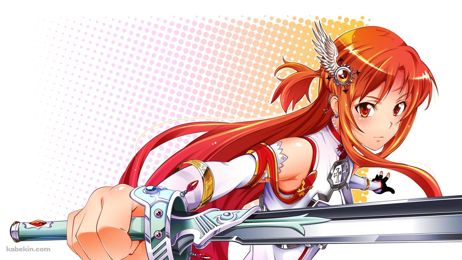 ソードアート・オンラインのアスナの壁紙(1600px x 900px) 高画質 PC・デスクトップ用