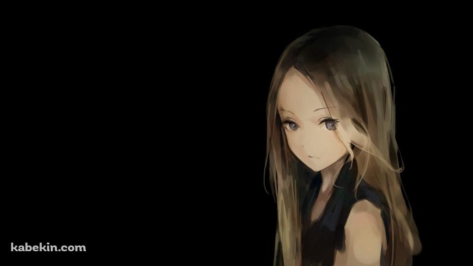 陰のあるブロンドの少女の壁紙(960px x 540px) 高画質 PC・デスクトップ用