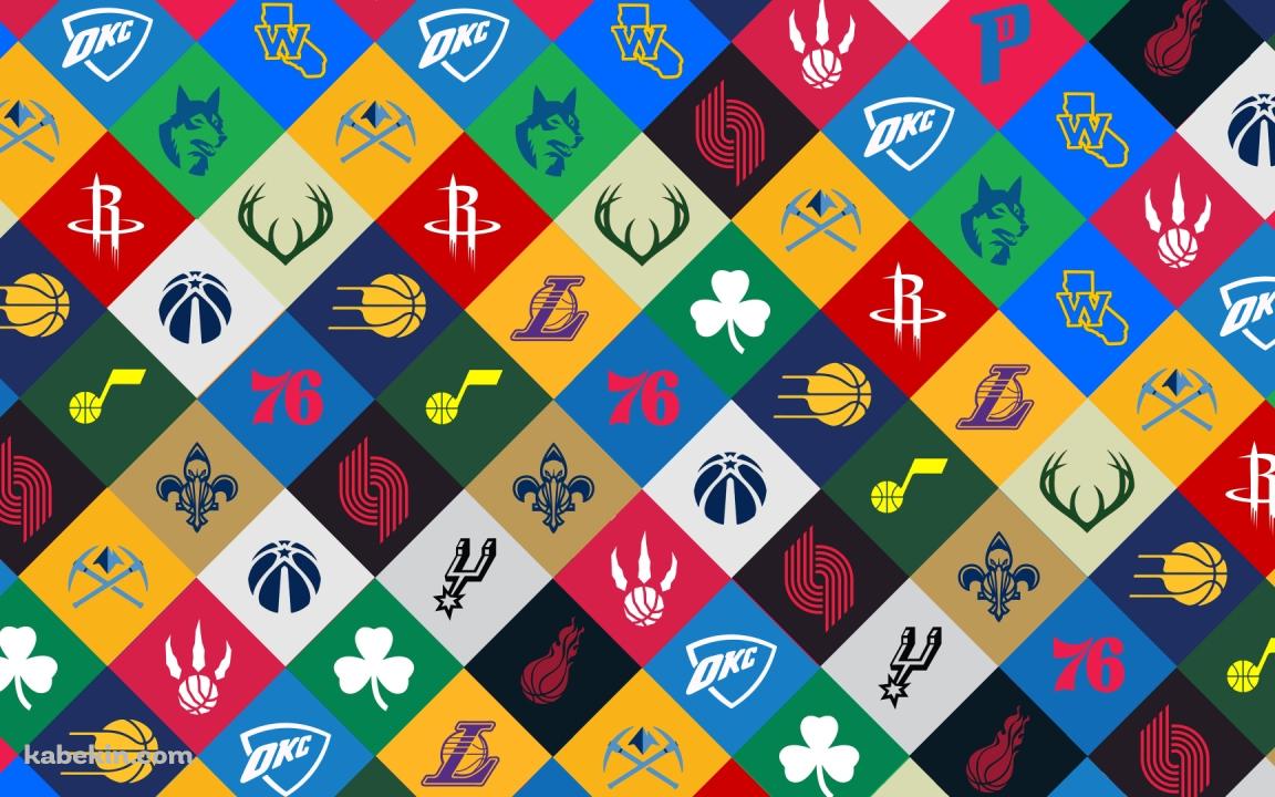 バスケ NBAのチームのロゴの壁紙(1152px x 720px) 高画質 PC・デスクトップ用