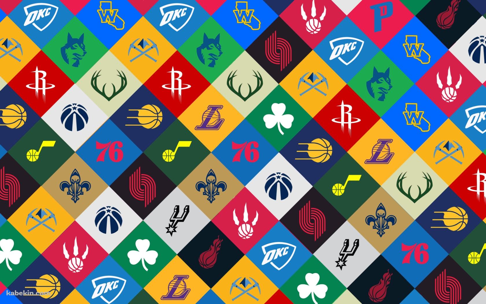 バスケ NBAのチームのロゴの壁紙(1680px x 1050px) 高画質 PC・デスクトップ用