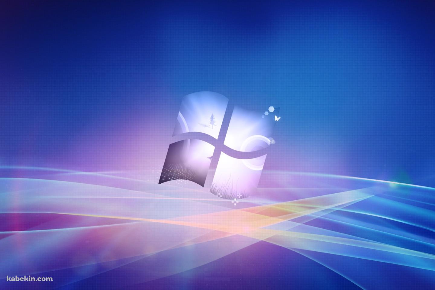 青 Windows Blueの壁紙(1440px x 960px) 高画質 PC・デスクトップ用