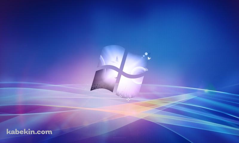 青 Windows Blueの壁紙(800px x 480px) 高画質 PC・デスクトップ用