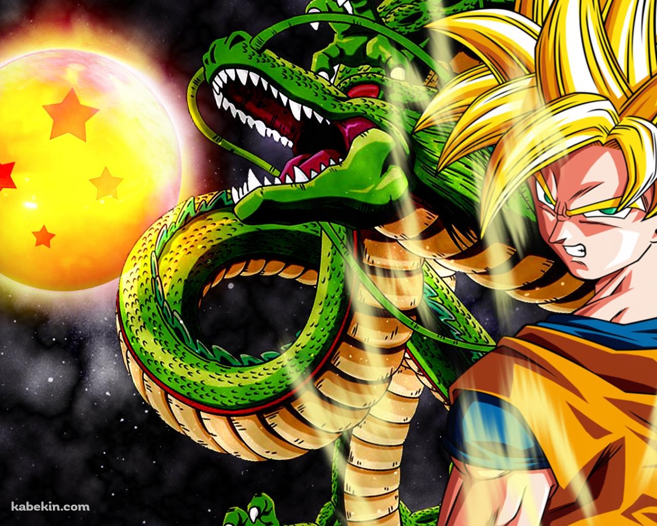 ドラゴンボール シェンロン スーパーサイヤ人の壁紙(1280px x 1024px) 高画質 PC・デスクトップ用