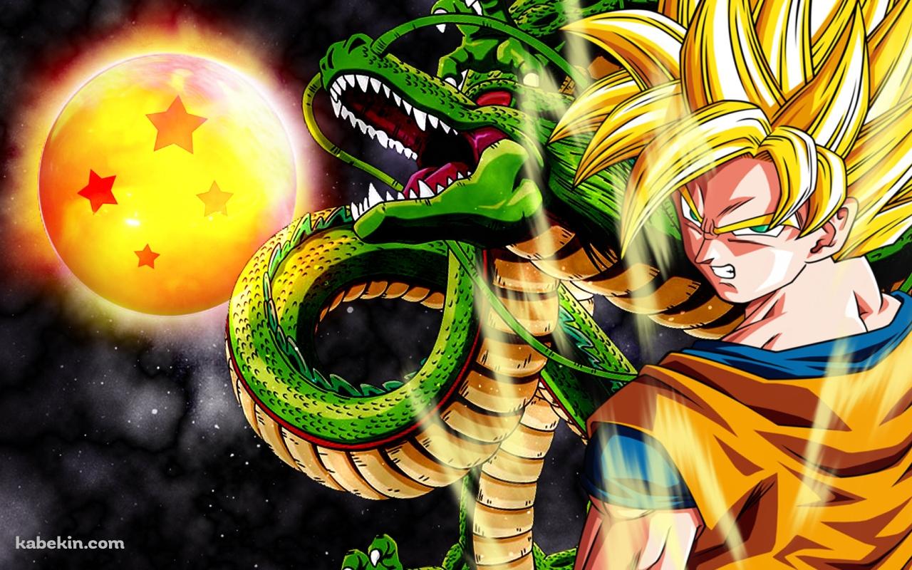 ドラゴンボール シェンロン スーパーサイヤ人の壁紙(1280px x 800px) 高画質 PC・デスクトップ用