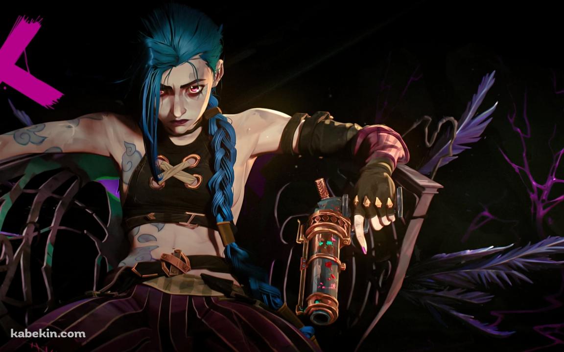 Jinx League of Legendsの壁紙(1152px x 720px) 高画質 PC・デスクトップ用