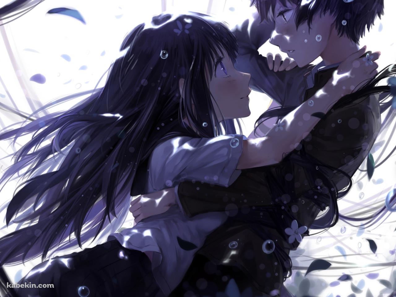 氷菓 折木 奉太郎と千反田 えるの壁紙(1280px x 960px) 高画質 PC・デスクトップ用