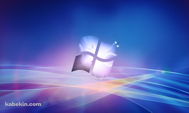 Windows 青 ブルーの壁紙(800px x 480px) 高画質 PC・デスクトップ用