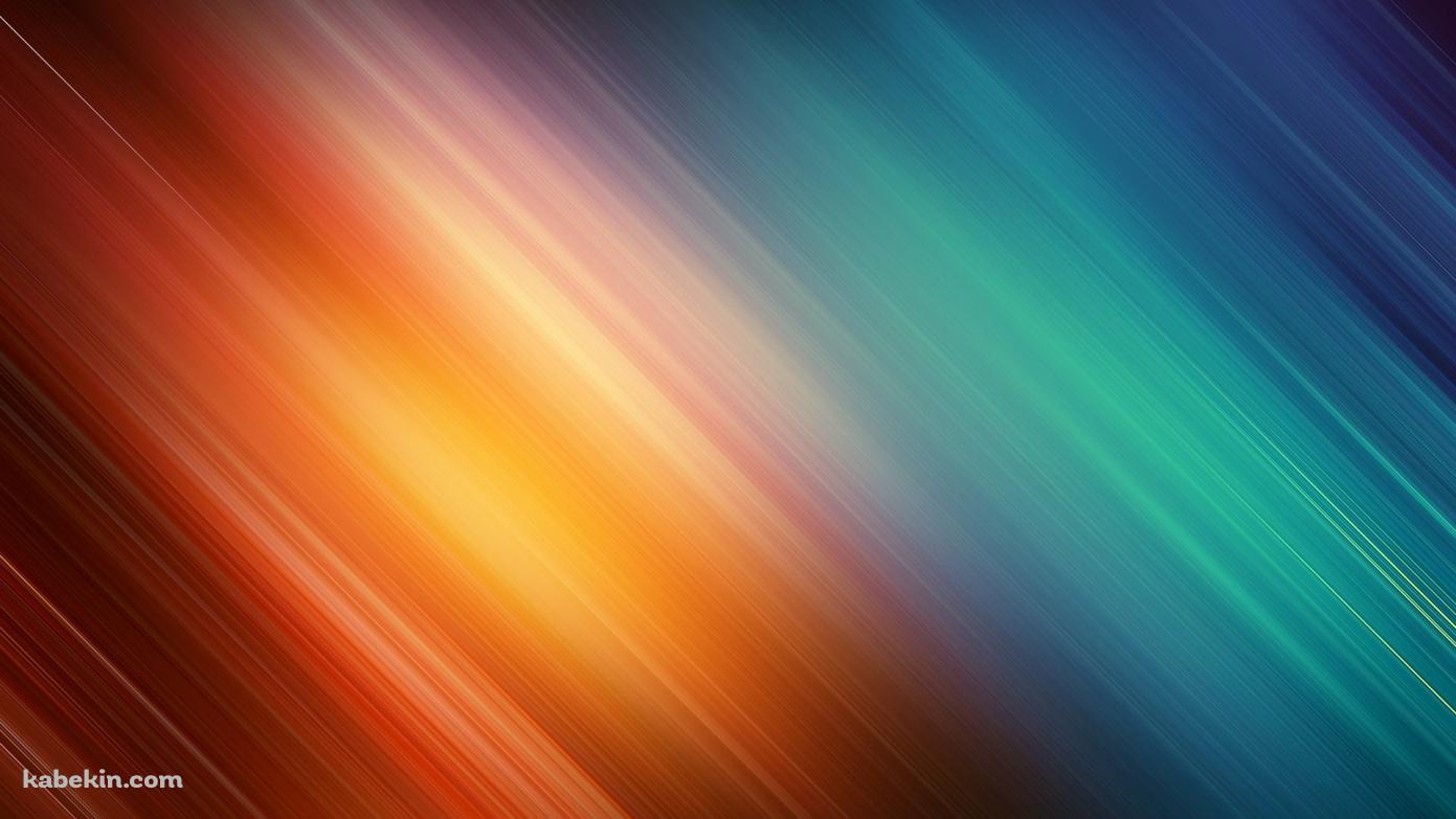 極彩色の斜線の壁紙(1391px x 783px) 高画質 PC・デスクトップ用