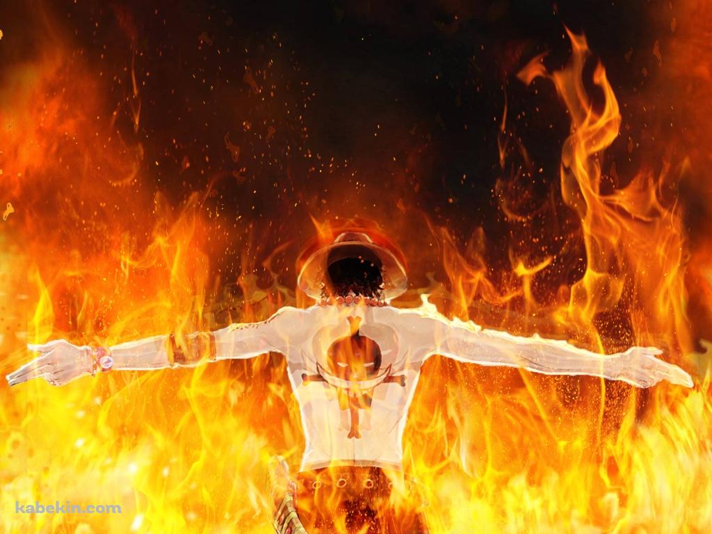 ONE PIECE ポートガス・D・エースの壁紙(1024px x 768px) 高画質 PC・デスクトップ用