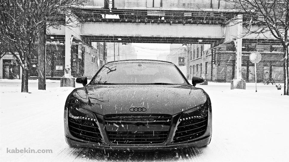 雪の日のアウディの壁紙(960px x 540px) 高画質 PC・デスクトップ用