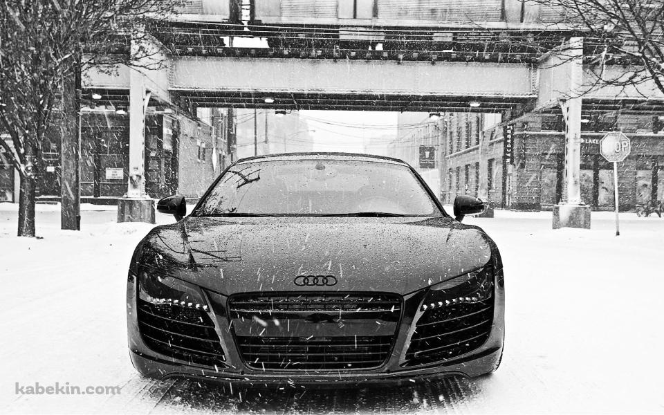 雪の日のアウディの壁紙(960px x 600px) 高画質 PC・デスクトップ用
