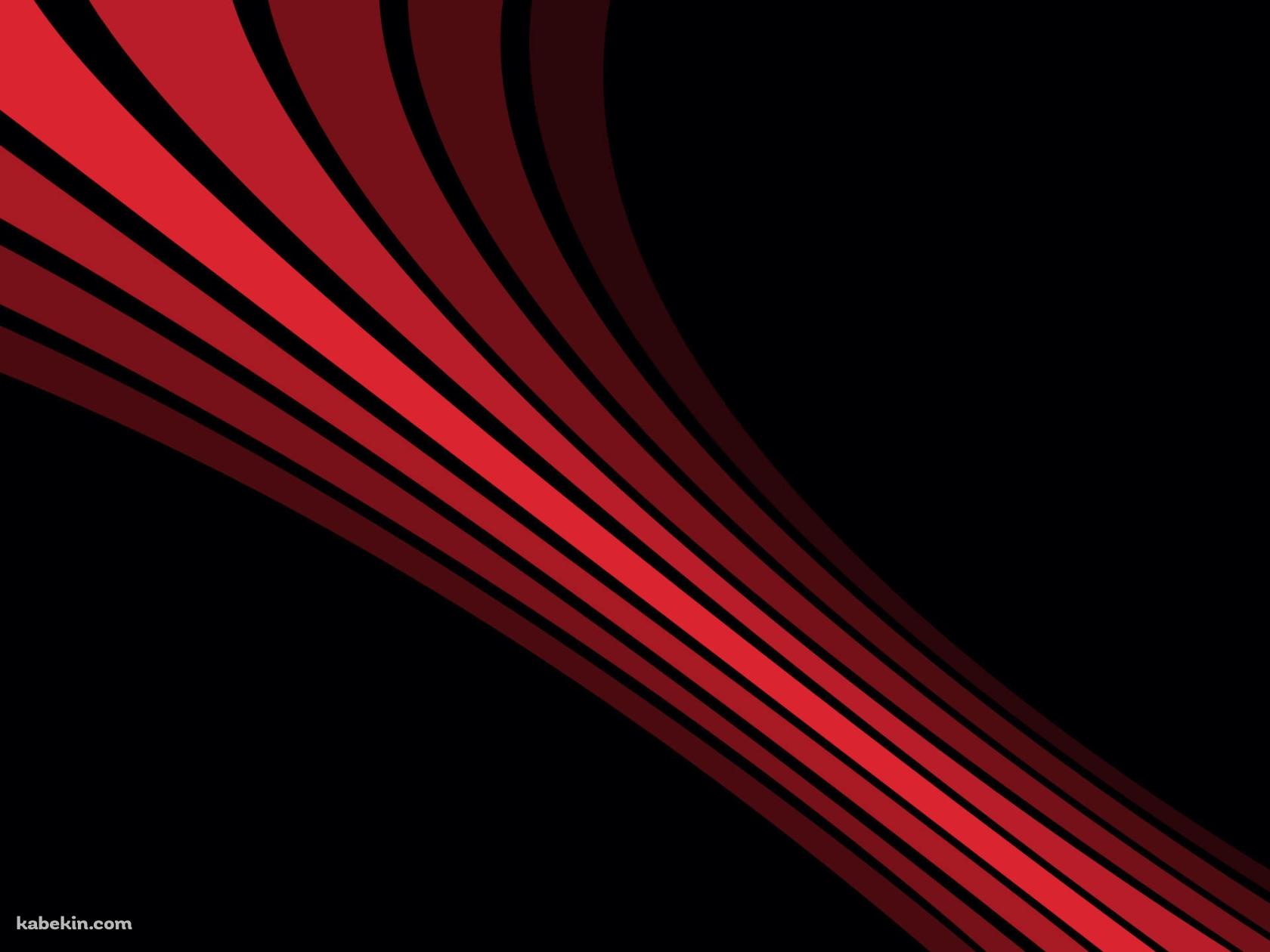 黒地 赤いラインの壁紙(1680px x 1260px) 高画質 PC・デスクトップ用