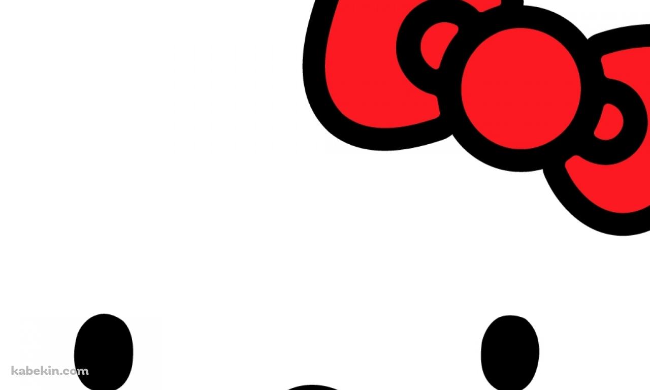 キティちゃんの顔の壁紙(1280px x 768px) 高画質 PC・デスクトップ用