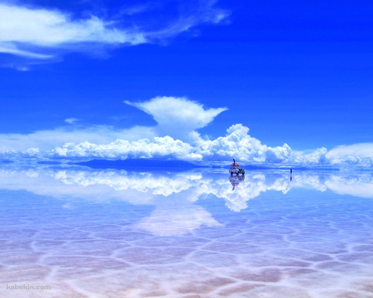 ウユニ湖 鏡面する空の壁紙(1280px x 1024px) 高画質 PC・デスクトップ用