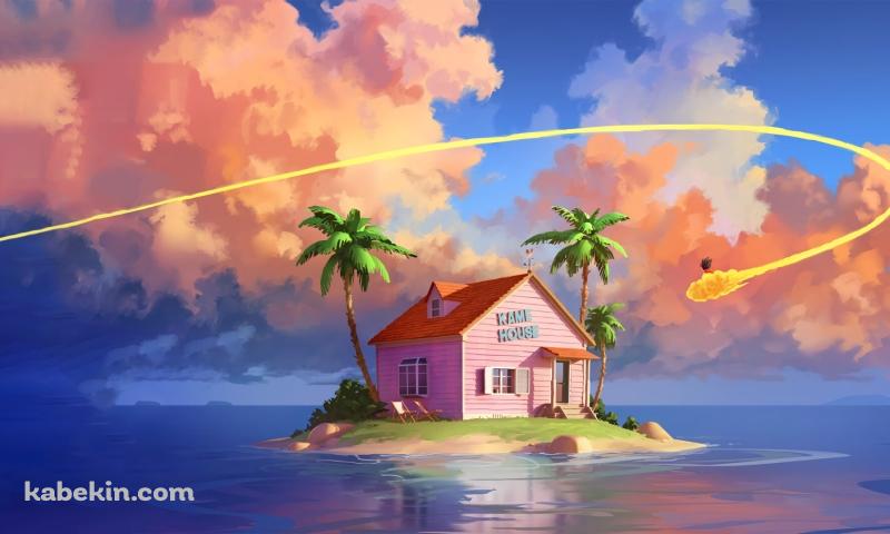 ドラゴンボール 亀ハウス 孫悟空 筋斗雲の壁紙(800px x 480px) 高画質 PC・デスクトップ用