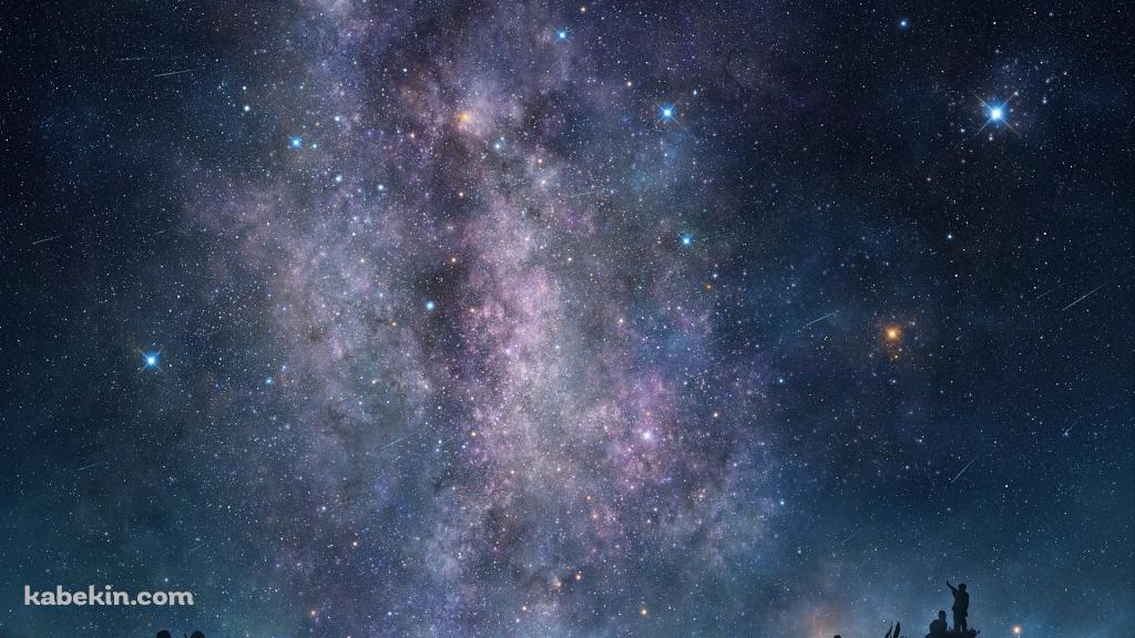 流れ星 観察の壁紙(1024px x 576px) 高画質 PC・デスクトップ用