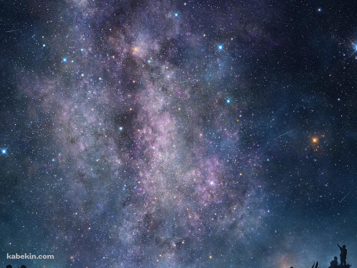 流れ星 観察の壁紙(1152px x 864px) 高画質 PC・デスクトップ用