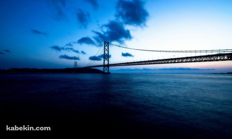 明石海峡大橋の壁紙(800px x 480px) 高画質 PC・デスクトップ用