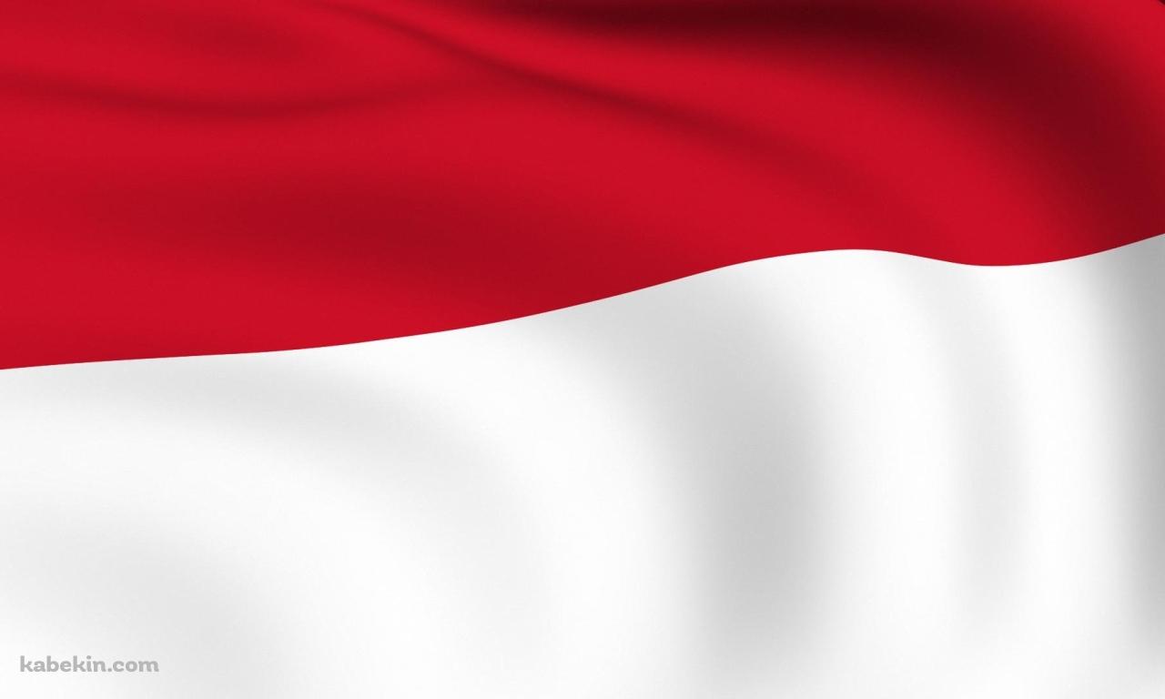 インドネシアの国旗の壁紙(1280px x 768px) 高画質 PC・デスクトップ用