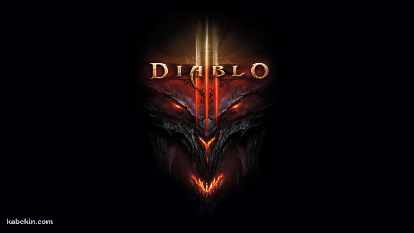 Diabloロゴの壁紙(1366px x 768px) 高画質 PC・デスクトップ用