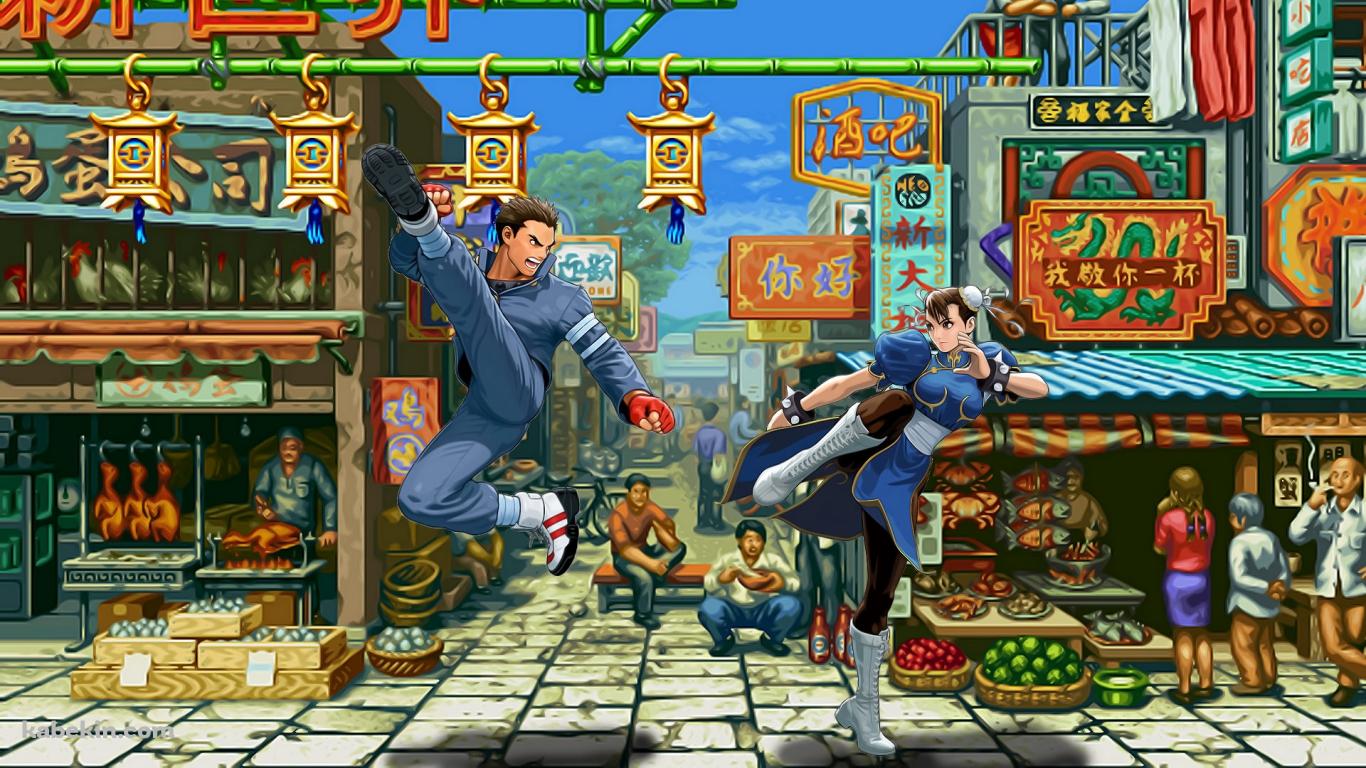 ストリートファイター 戦闘の壁紙(1366px x 768px) 高画質 PC・デスクトップ用