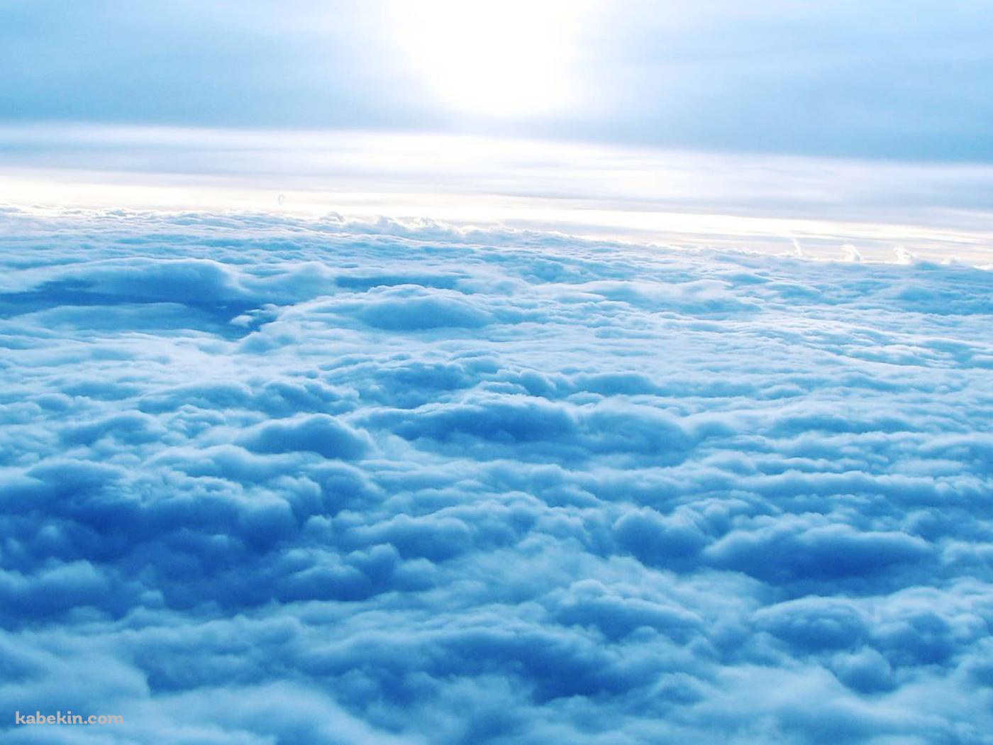 青の雲海の壁紙(1400px x 1050px) 高画質 PC・デスクトップ用