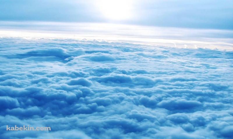 青の雲海の壁紙(800px x 480px) 高画質 PC・デスクトップ用