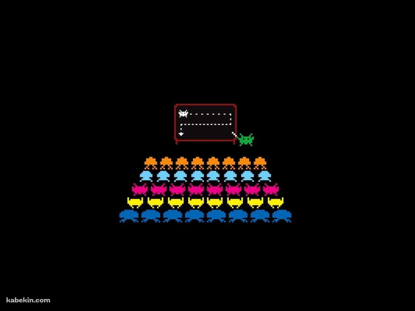 インベーダーゲーム レトロゲームの壁紙(1440px x 1080px) 高画質 PC・デスクトップ用
