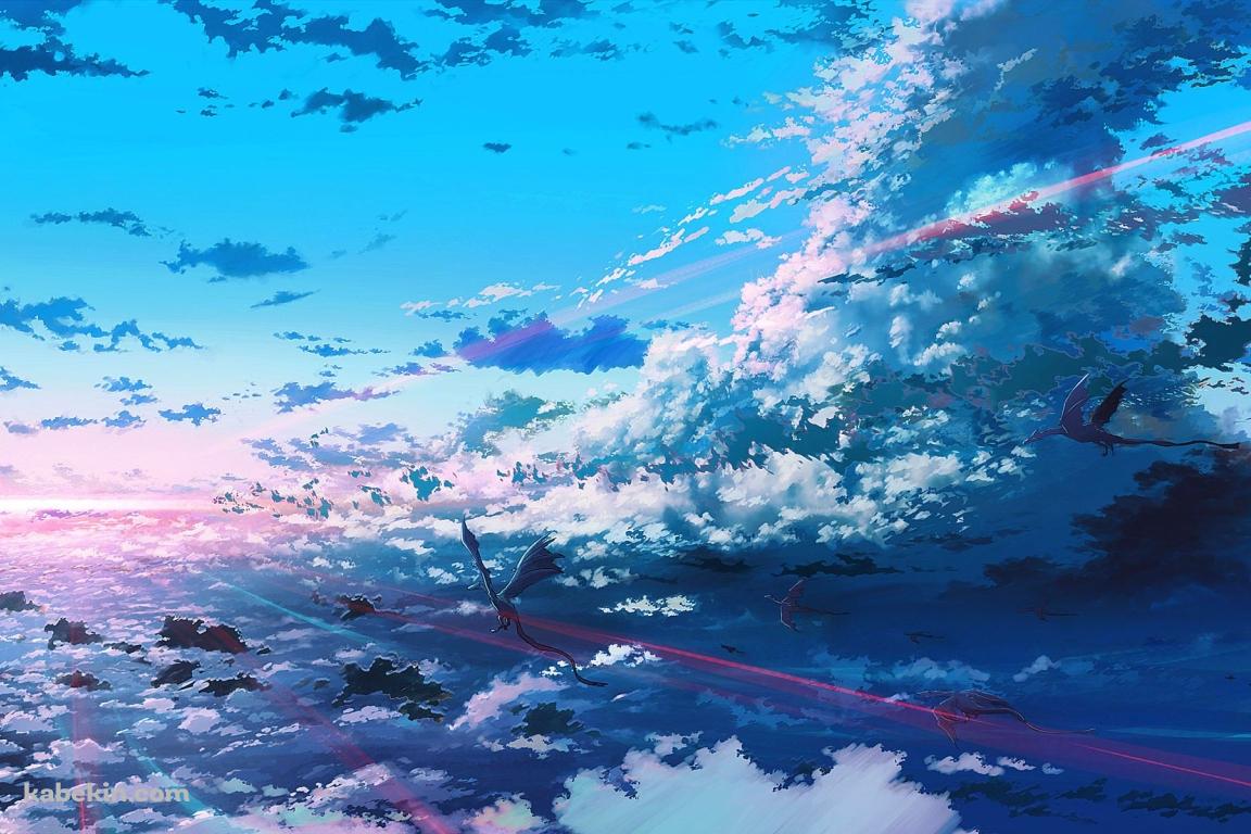 ドラゴンの群れの壁紙(1152px x 768px) 高画質 PC・デスクトップ用
