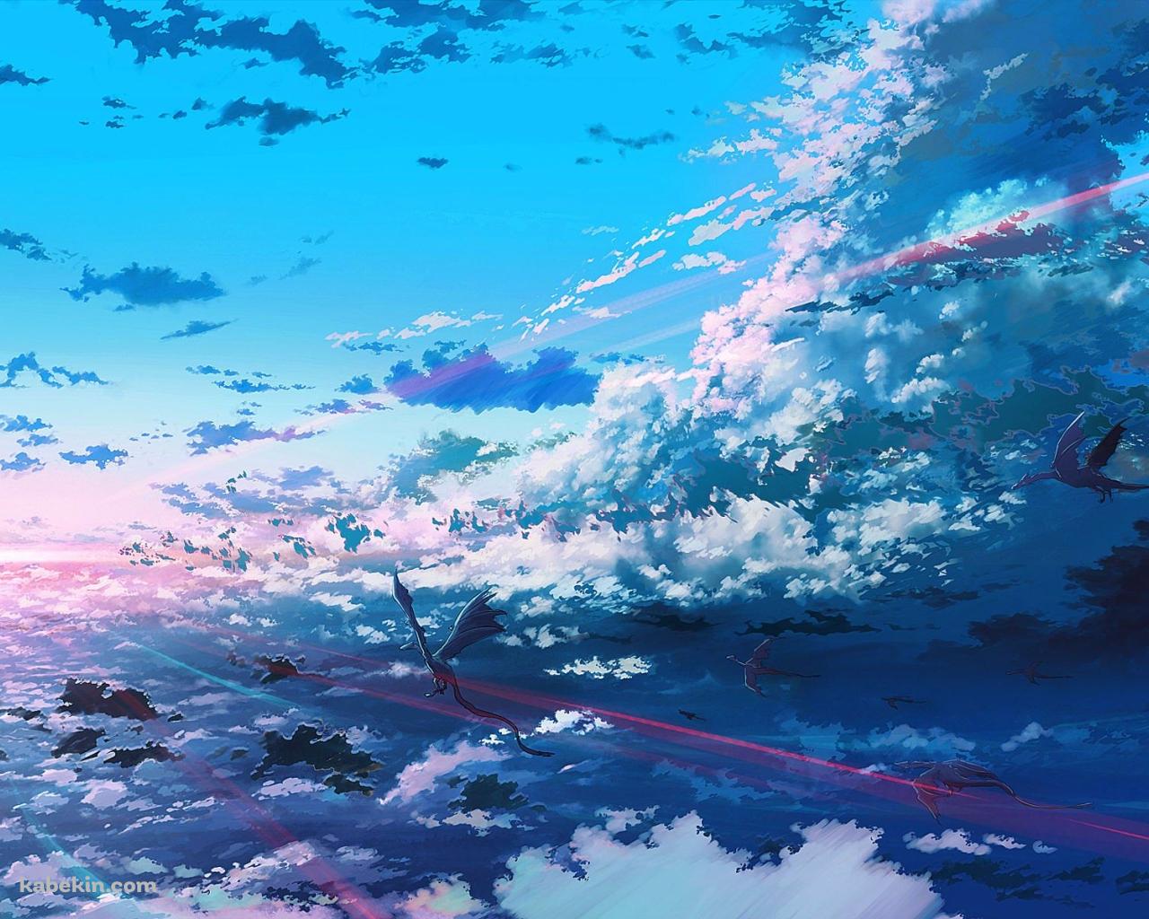 ドラゴンの群れの壁紙(1280px x 1024px) 高画質 PC・デスクトップ用