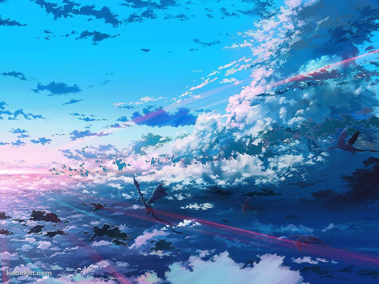 ドラゴンの群れの壁紙(1280px x 960px) 高画質 PC・デスクトップ用