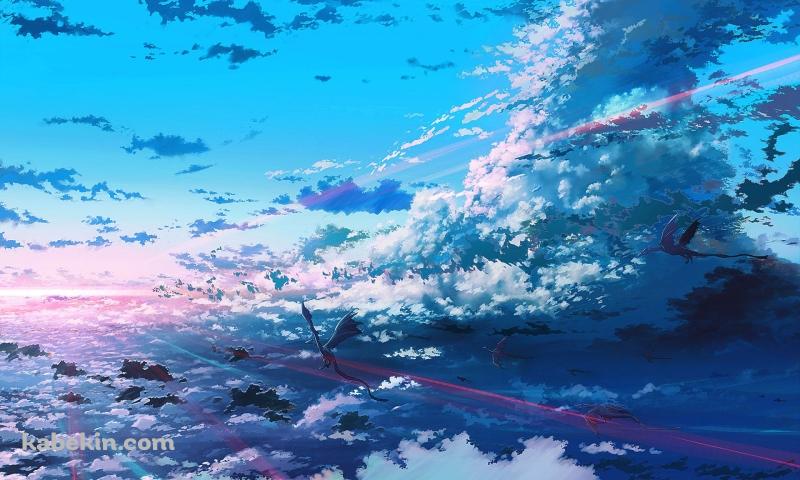 ドラゴンの群れの壁紙(800px x 480px) 高画質 PC・デスクトップ用