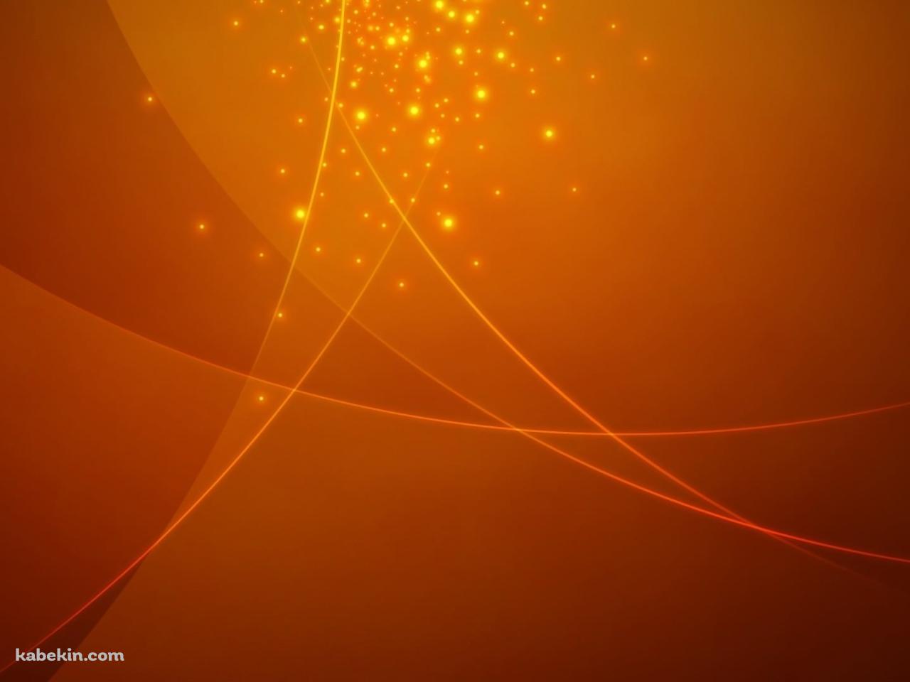 オレンジのパーティクルの壁紙(1280px x 960px) 高画質 PC・デスクトップ用