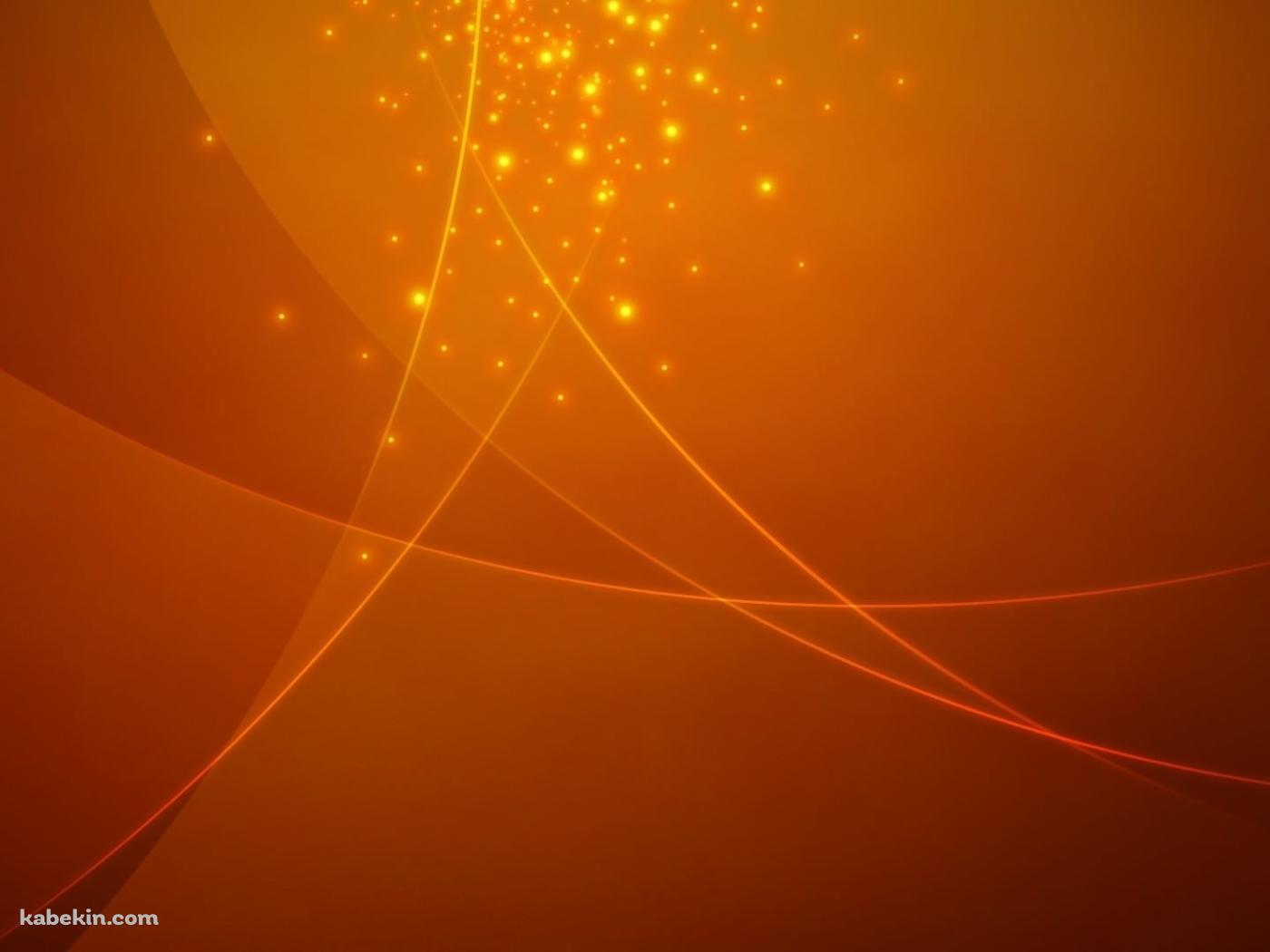 オレンジのパーティクルの壁紙(1400px x 1050px) 高画質 PC・デスクトップ用