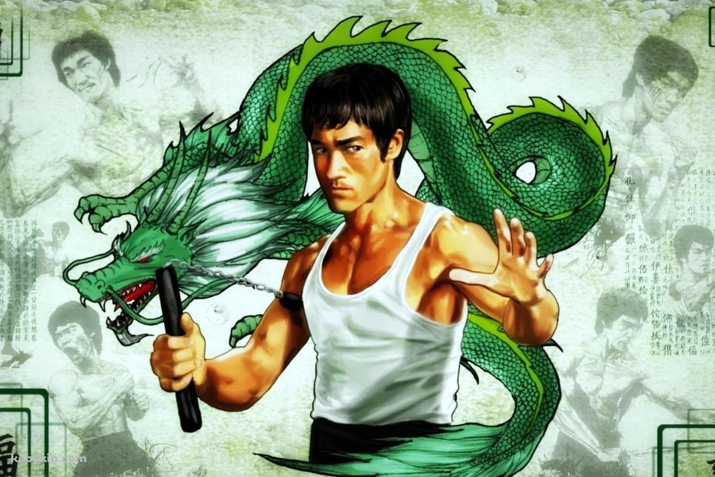 燃えよ！ドラゴン ヌンチャク ブルース・リーの壁紙(1440px x 960px) 高画質 PC・デスクトップ用