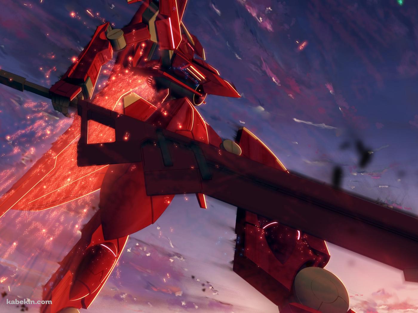 かっこいい赤いモビルスーツの壁紙(1400px x 1050px) 高画質 PC・デスクトップ用