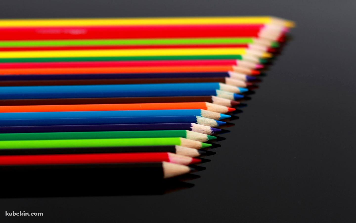 カラフルな色鉛筆の壁紙(1440px x 900px) 高画質 PC・デスクトップ用