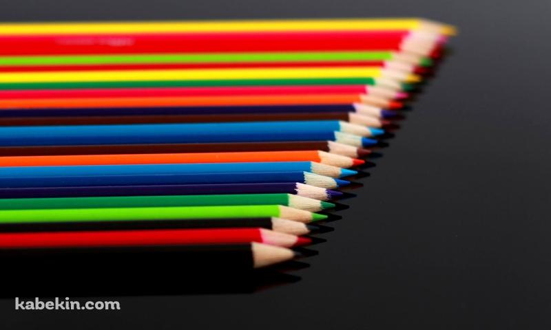 カラフルな色鉛筆の壁紙(800px x 480px) 高画質 PC・デスクトップ用