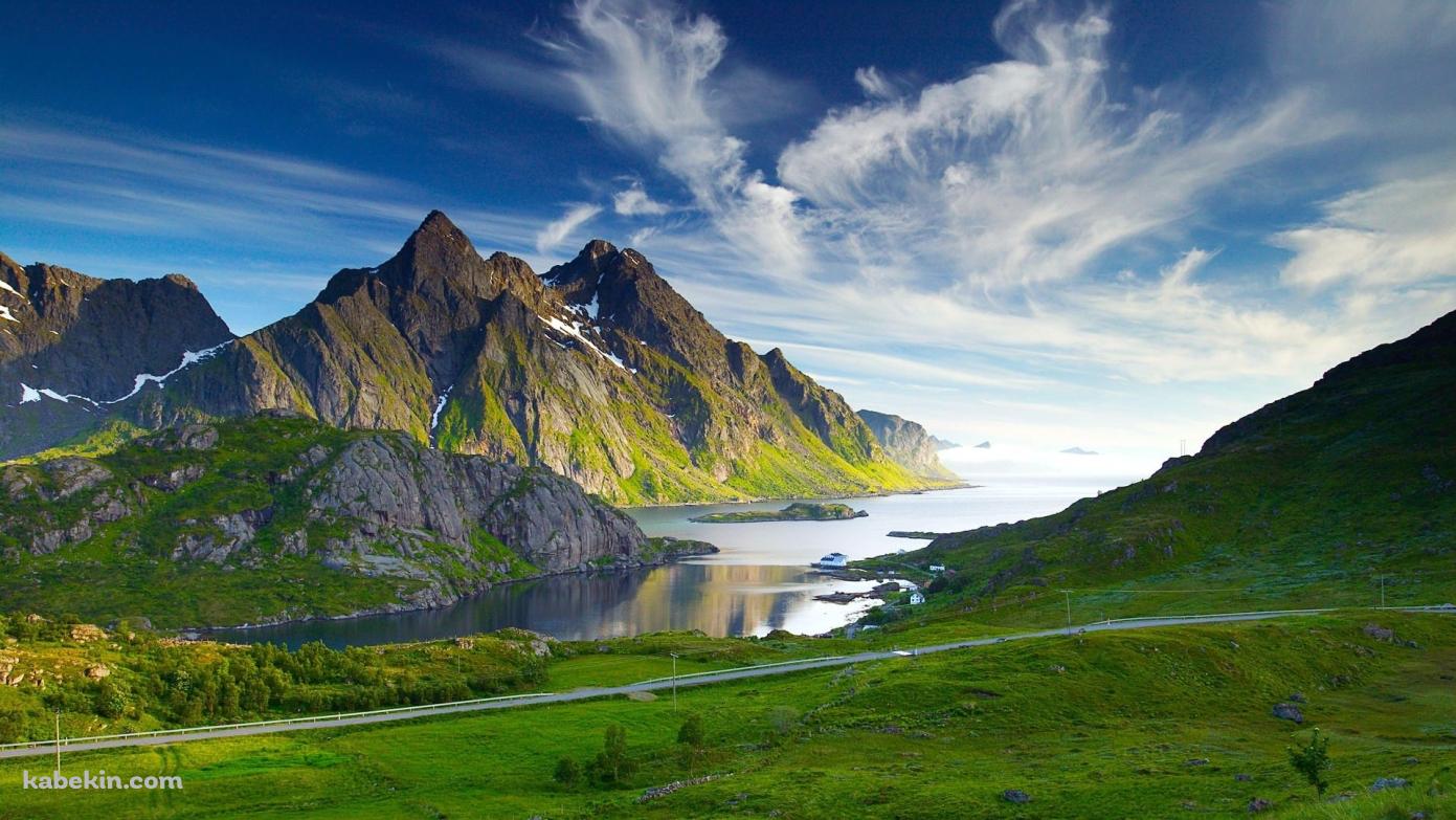 ノルウェーの美麗な景色の壁紙(1391px x 783px) 高画質 PC・デスクトップ用